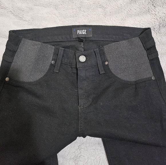 PAIGE Jeans Verdugo Ultra Skinny Black Jeans 28 - Picture 6 of 14